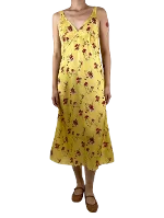 Yellow Silk R13 Dress