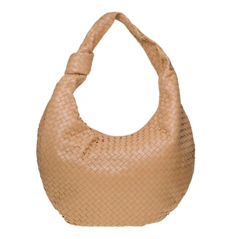 Beige Leather Bottega Veneta Shoulder Bag