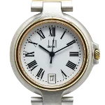 White Stainless Steel Dunhill Watch