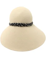 Beige Wool Maison Michel Hat