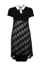 Black Cotton Chanel Dress