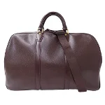 Brown Leather Louis Vuitton Taiga Kendall