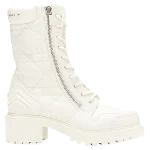 White Leather Dior Boots