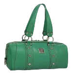 Green Leather MCM Handbag