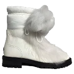 White Leather Jimmy Choo Boots