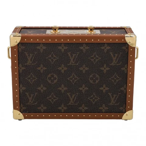 Brown Canvas Louis Vuitton Travel Bag