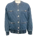 Blue Cotton Veronica Beard Jacket