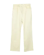 White Cotton FRAME Jeans