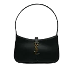 Black Leather Yves Saint Laurent Shoulder Bag