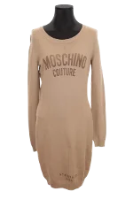 Brown Cotton Moschino Dress