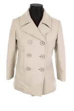 White Wool Prada Coat