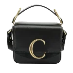 Black Leather Chloé Handbag