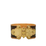 Brown Canvas Louis Vuitton Bracelet