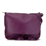 Purple Leather Loewe Crossbody Bag