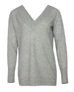 Grey Cashmere Equipment Sweater