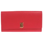 Red Leather Burberry Wallet