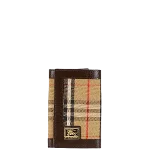 Beige Canvas Burberry Key Holder