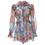 Multicolor Silk Zimmermann Dress