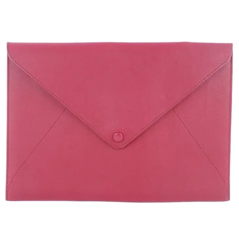 Red Leather Delvaux Wallet