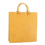 Yellow Leather Louis Vuitton Sac Plat