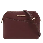 Burgundy Leather Michael Kors Crossbody Bag