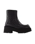 Black Leather Marni Boots