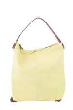 Yellow Canvas Jérôme Dreyfuss Handbag