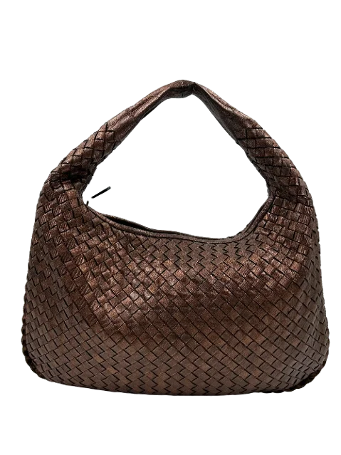 Metallic Leather Bottega Veneta Handbag