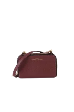 Burgundy Leather Marc Jacobs Shoulder Bag