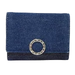 Blue Canvas Bvlgari Wallet