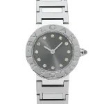 Grey Glass Bvlgari Watch