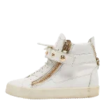 White Leather Giuseppe Zanotti Sneakers