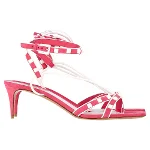 Pink Suede Valentino Sandals