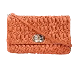 Orange Leather Miu Miu Shoulder Bag