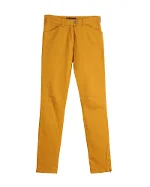 Yellow Cotton Balenciaga Pants