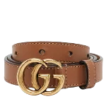 Brown Leather Gucci Belt