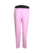 Pink Wool Celine Pants