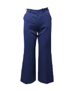 Blue Polyester Maison Margiela Pants