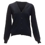 Black Wool Dries Van Noten Cardigan