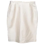 Beige Cotton Armani Collezioni Skirt