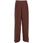 Brown Wool Karl Lagerfeld Pants