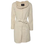 Beige Cotton Giorgio Arman Coat