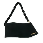 Black Suede Jacquemus Shoulder Bag