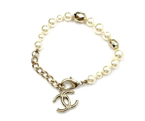 White Pearl Chanel Bracelet
