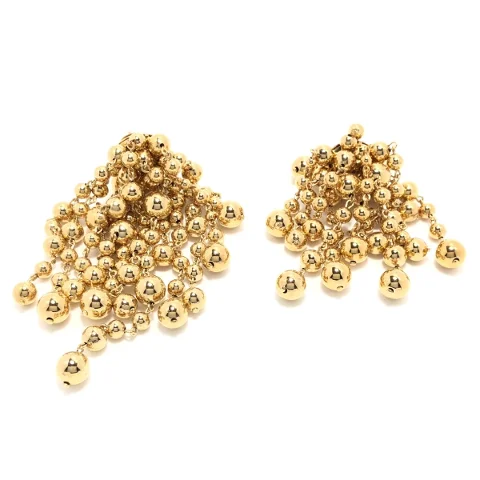 Gold Metal Jacquemus Earrings