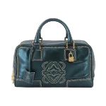 Green Leather Loewe Handbag