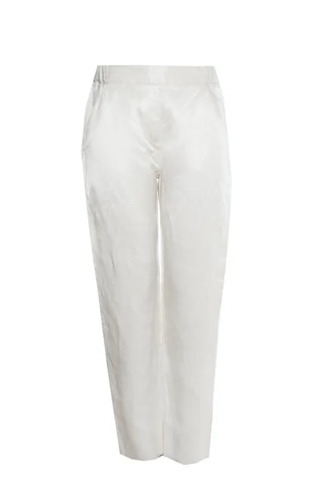White Linen Maison Margiela Pants