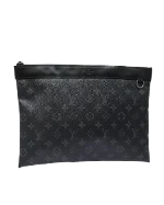 Black Canvas Louis Vuitton Handbag