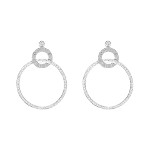 White Metal Piaget Earrings