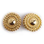 Gold Metal Givenchy Earrings